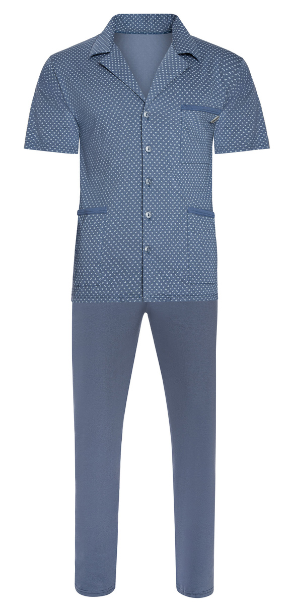 Pijama deschisă cu mânecă scurtă pentru bărbați
