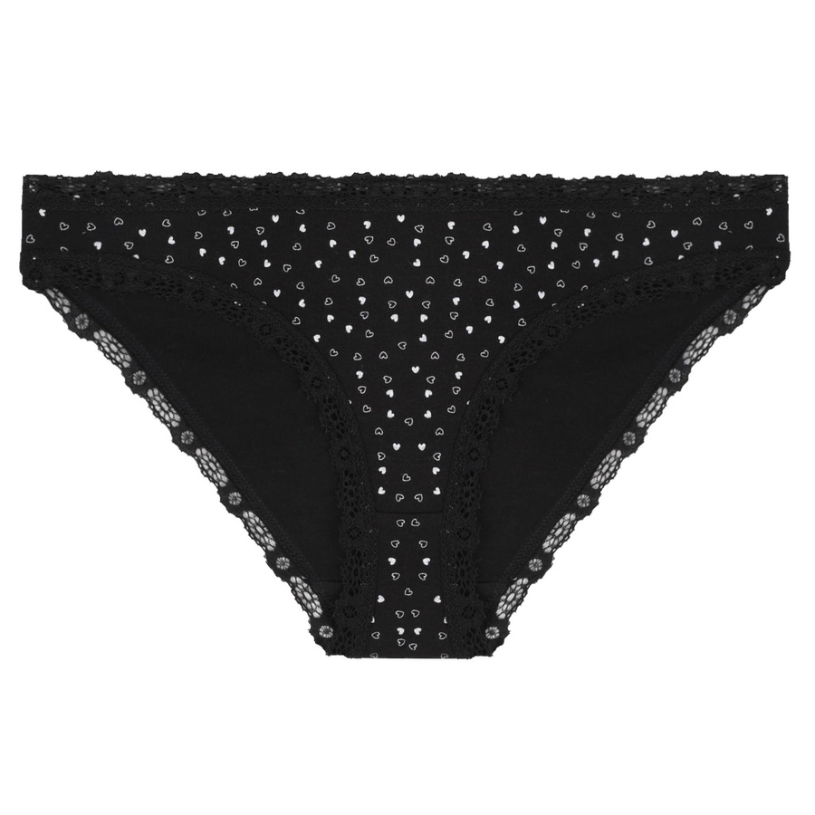 Figi damskie mini bikini z koronk? S-XL 3-pack