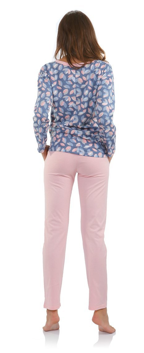 bawełniana piżama damska Agnieszka w kropki Sesto Senso