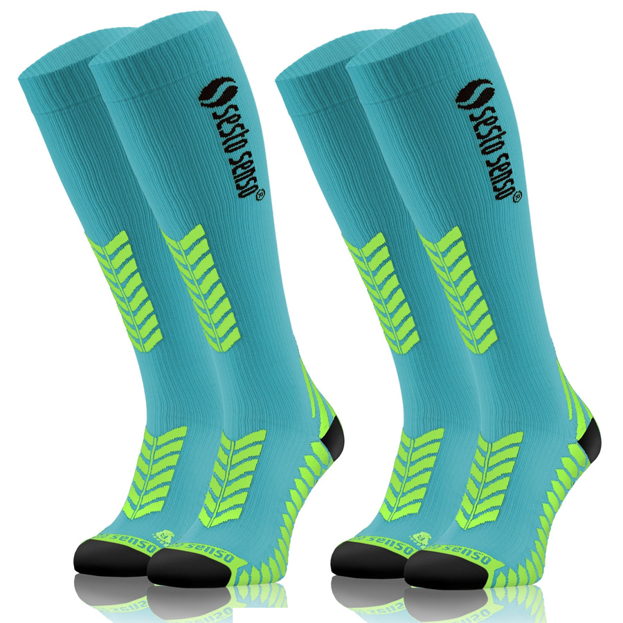 Șosete de compresie sportive unisex 2-pack