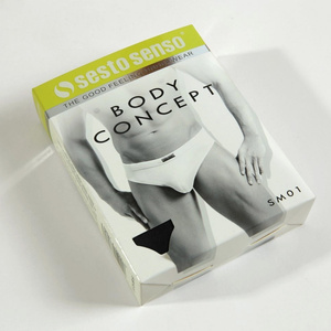 4X Antyalergiczne wyprofilowane slipy męskie LEOPARD Sesto Senso