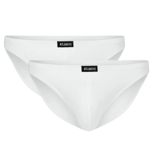 2 X Slipy Męskie Mini Czarne Bawełna Pima Bielizna Atlantic Basic