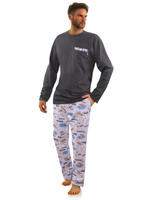 Piżama Męska Długi Rękaw JASIEK 2576/26