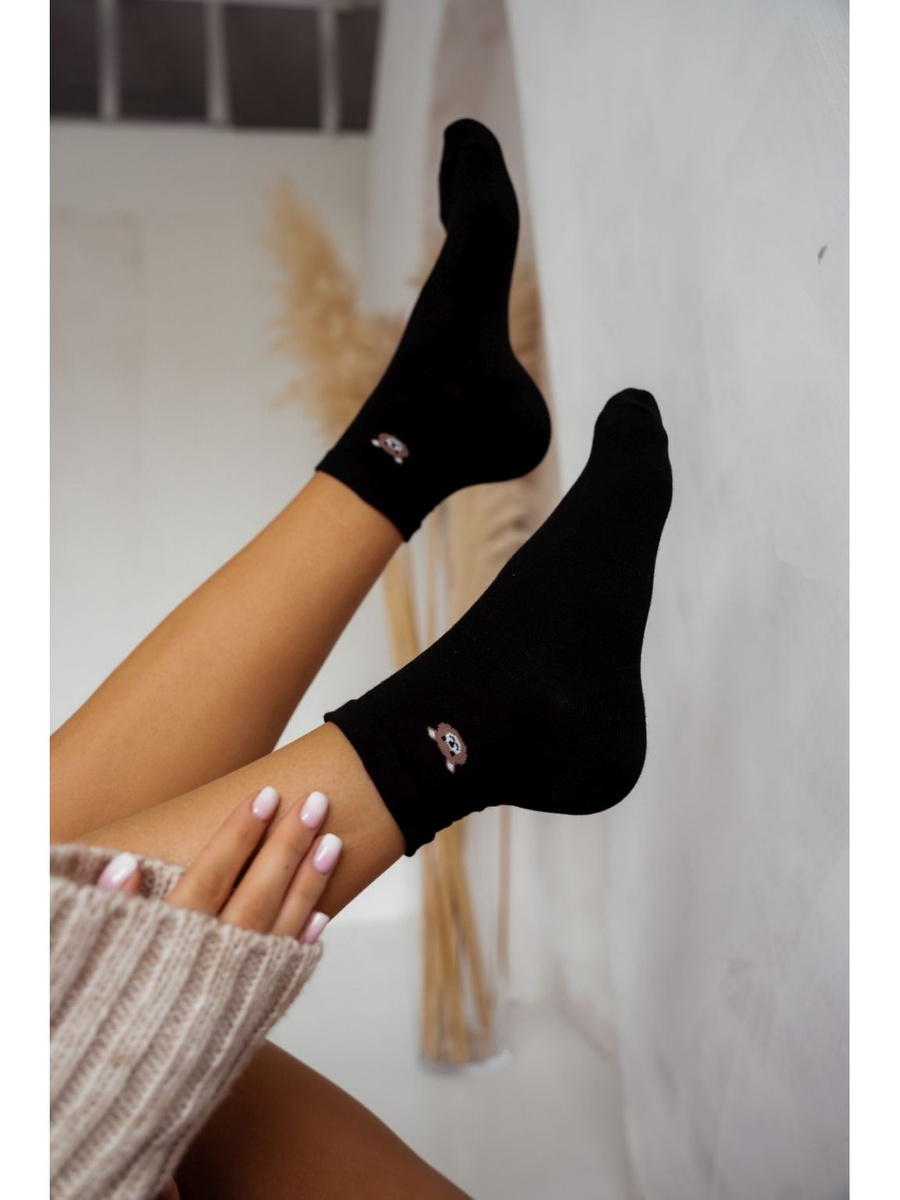 Șosete de bumbac pentru femei Little Teddy Bear