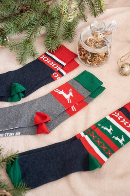 Șosete de Crăciun din bumbac pentru bărbați