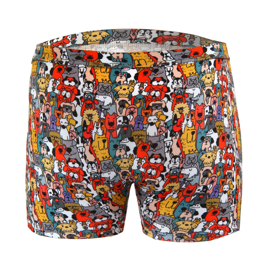 Pantaloni scurți boxeri din bumbac pentru bărbați în stil amuzant