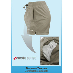 Pantaloni scurți de baie din poliester pentru bărbați SZ24