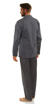 Piżama Męska Długi Rękaw Rozpinana 2636/02