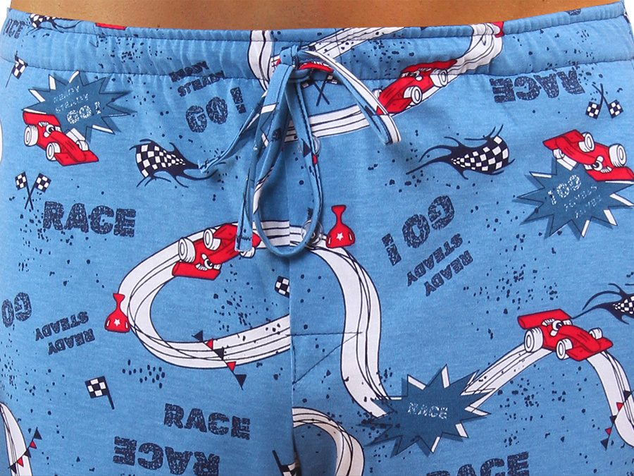 Pijama grafit pentru bărbați cu motive Cars