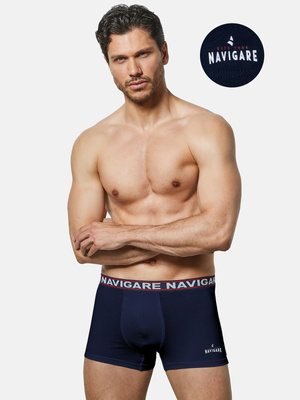 Boxeri pentru bărbați cu elastic exterior Fitted Art. 322 Albastru marin