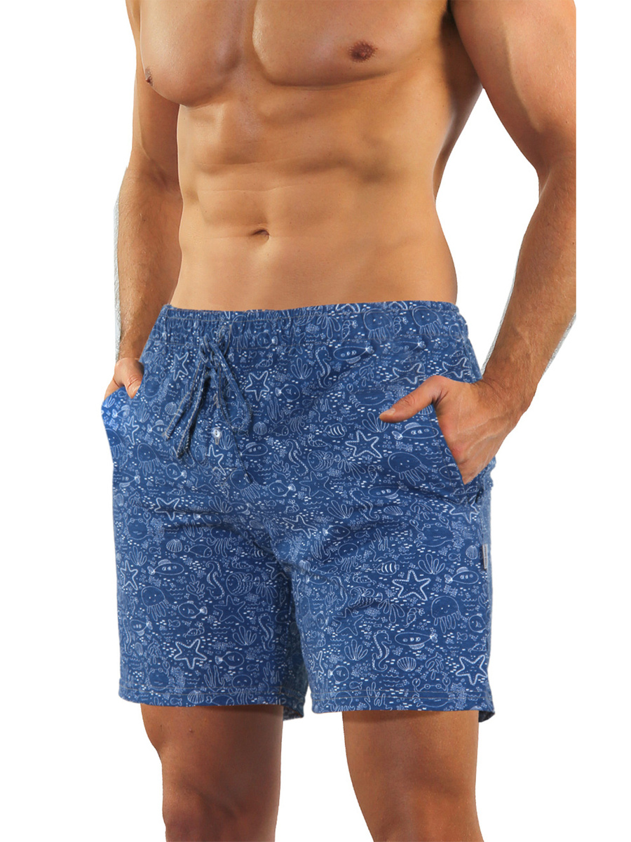 Pijama bărbătească Comfort din bumbac creponat