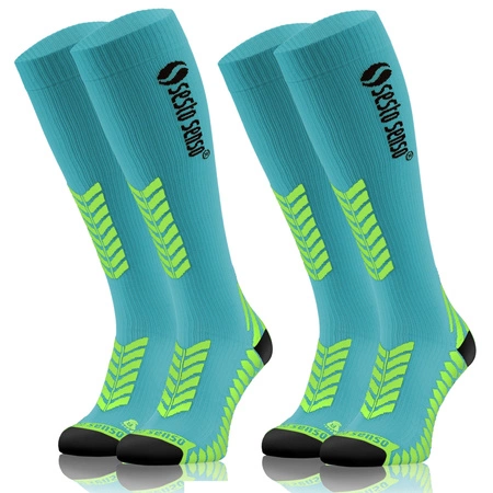 Șosete de compresie sportive unisex 2-pack