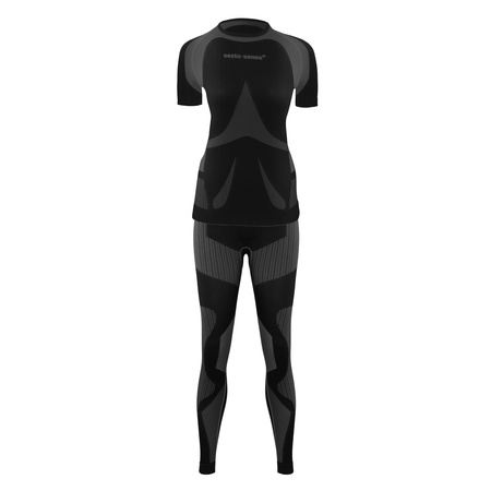 Lenjerie de corp sport cu mânecă scurtă pentru femei